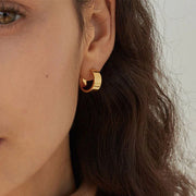 4 PK Small Gold Huggie Hoops