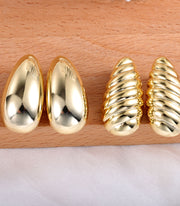 Waterdrop Stud Earrings Set