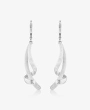 Linear Twist Drop earrings
