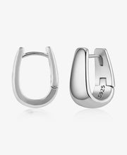 Minimalist Small Bold Hoop Earrings