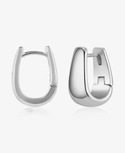 Minimalist Small Bold Hoop Earrings
