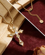 CZ Cross Necklace