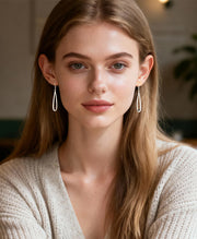 Long Teardrop Earrings