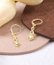 CZ Infinity Dangle Earrings