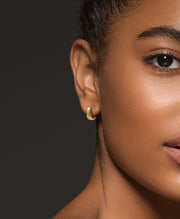 Minimalist Small Bold Hoop Earrings