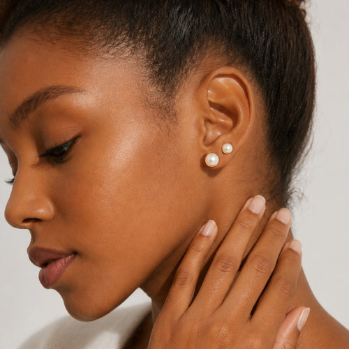 Pearl Stud Earrings