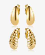 Waterdrop Stud Earrings Set