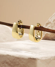 Minimalist Small Bold Hoop Earrings