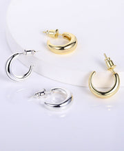 Small Open Stud Earrings