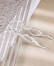 Thin Twist Drop earrings