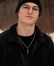 Stainless Steel Cross Pendant Necklace