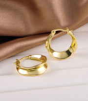 Gold Creole Hoop Earrings