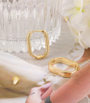 Simple Small Square Hoops