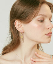 Thin Twist Drop earrings