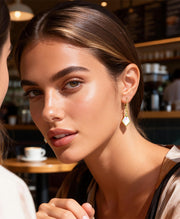 Geometric Rhombus Drop Earrings