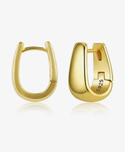 Minimalist Small Bold Hoop Earrings