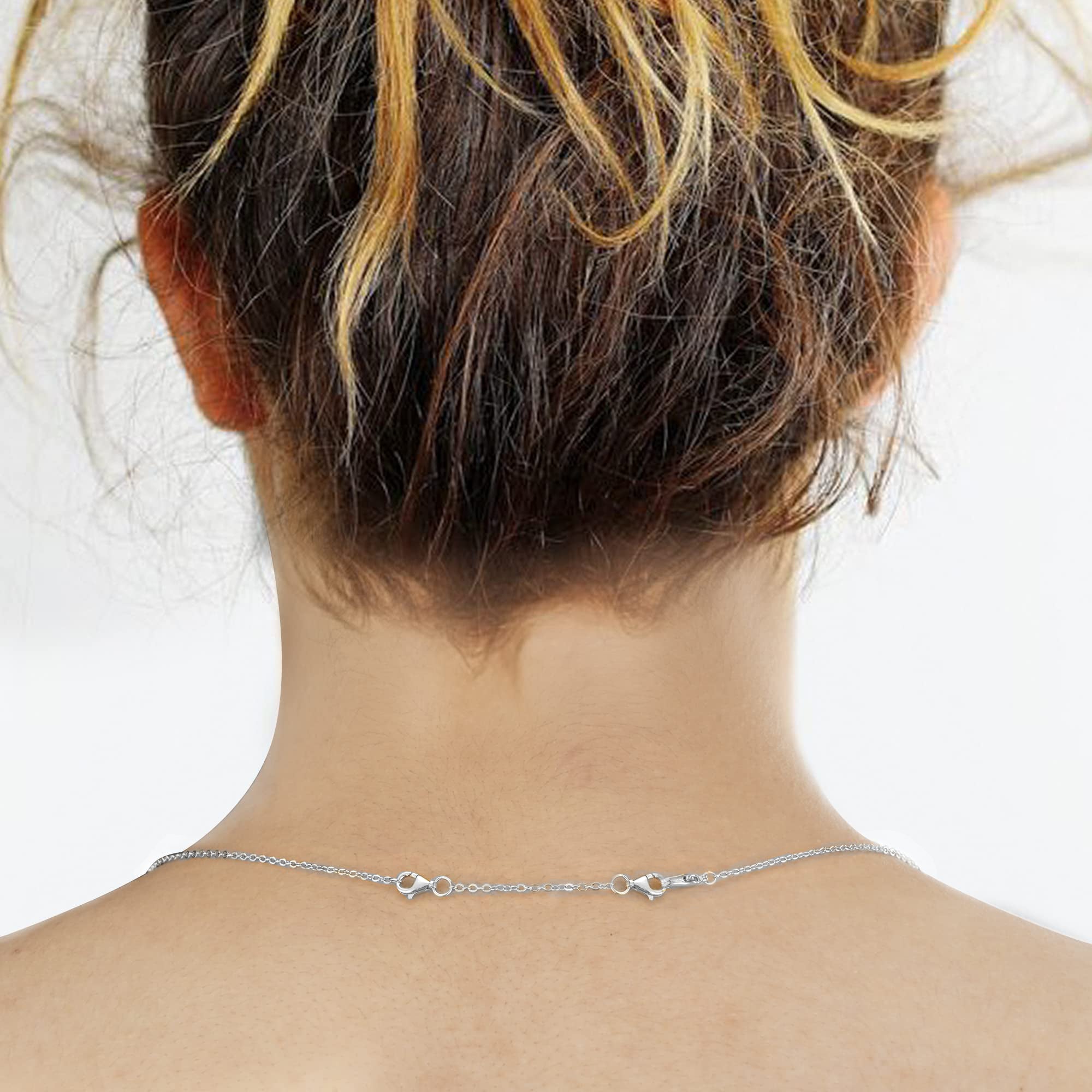 Flat Cross Chain Necklace Extender Set - 1, 2 & 3 Inch