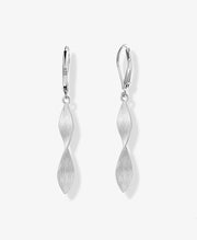 Twisted Spiral Drop Earrings