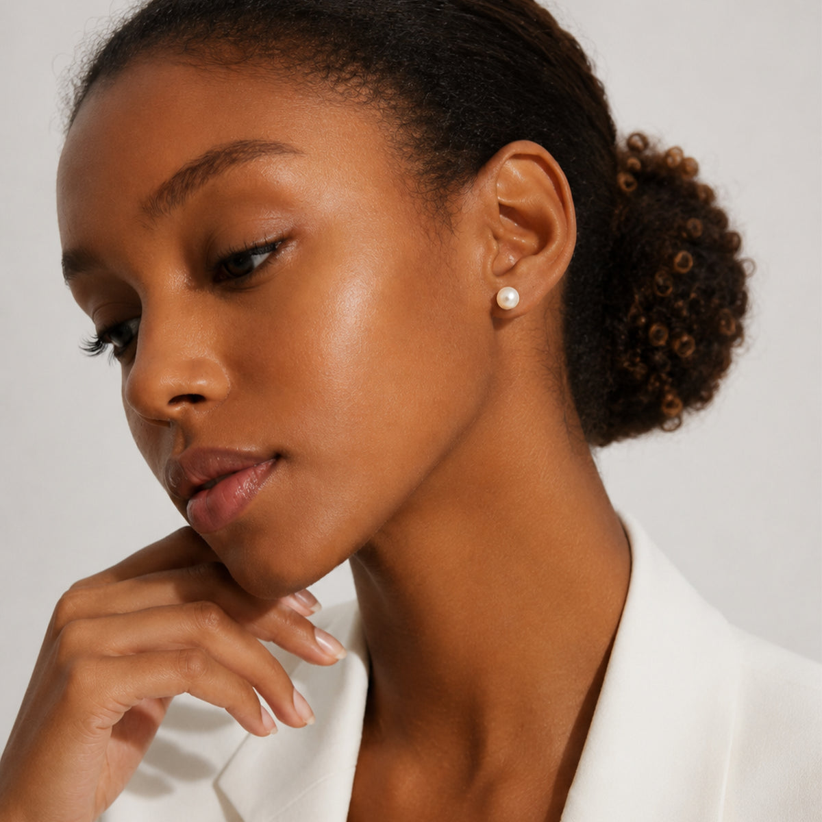 Freshwater Pearl Stud Earrings