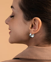 Hammered Chunky Hoops