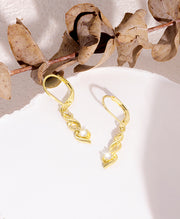 CZ Infinity Dangle Earrings