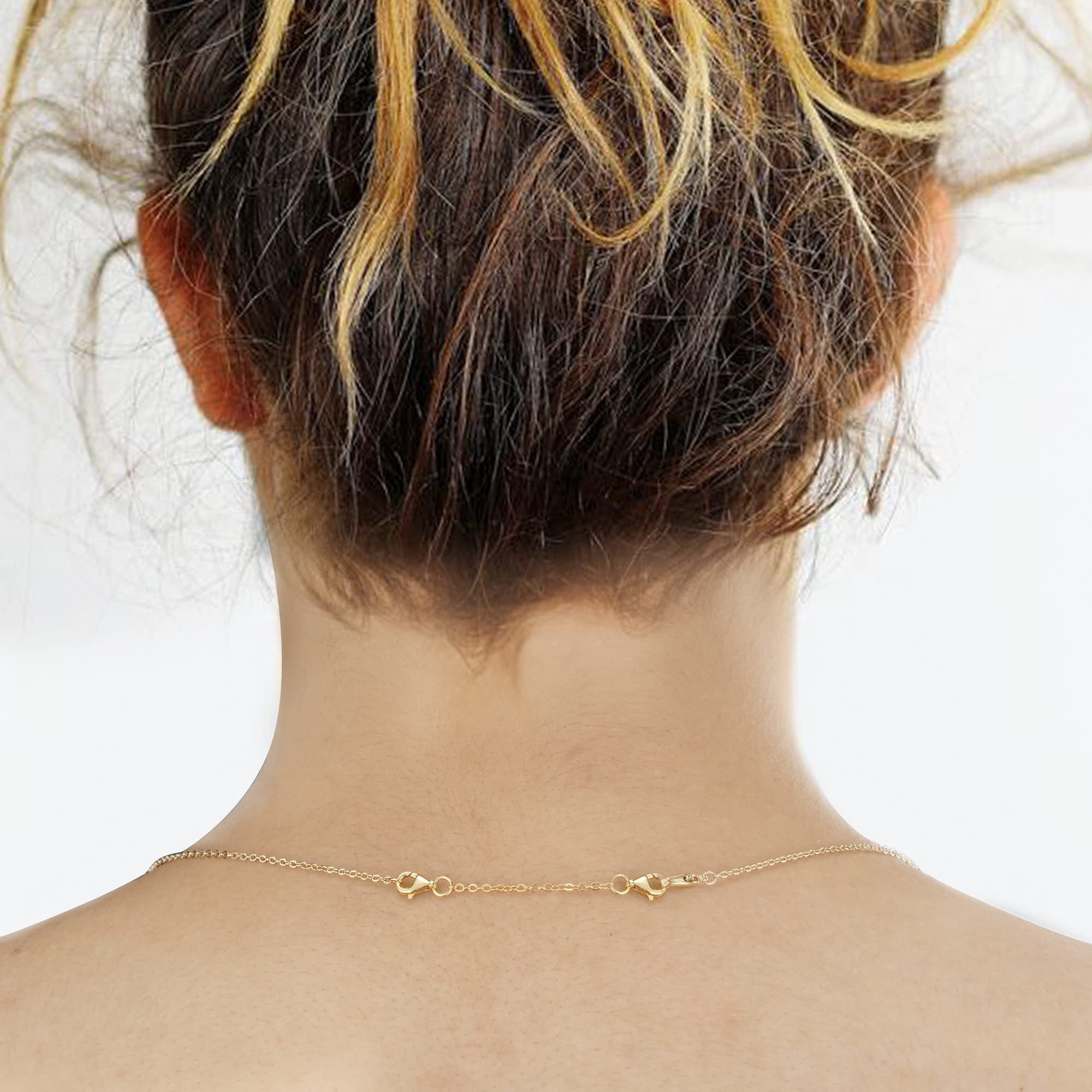 Flat Cross Chain Necklace Extender Set - 1, 2 & 3 Inch