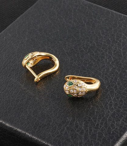 U-Shape CZ Earrings