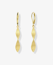 Twisted Spiral Drop Earrings