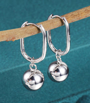 Ball Long Drop Earrings