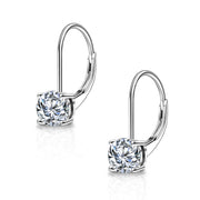 925 Sterling Silver Earring for Women,0.5ct-2ct D Color 14K Gold Plated Stud Moissanite Earrings Birthday Day Gifts for Women