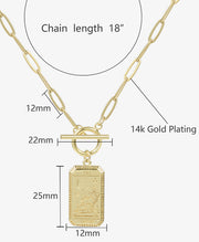 Toggle Link Chain Necklace for Women