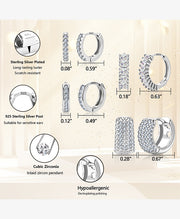 Small Gold Hoop Earrings Set