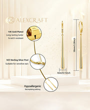 Linear Drop Earrings