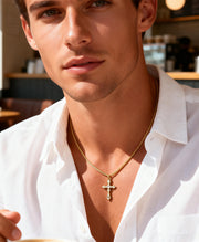 CZ Cross Necklace