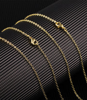 12 Pack Gold Plated Chains for Jewelry Making