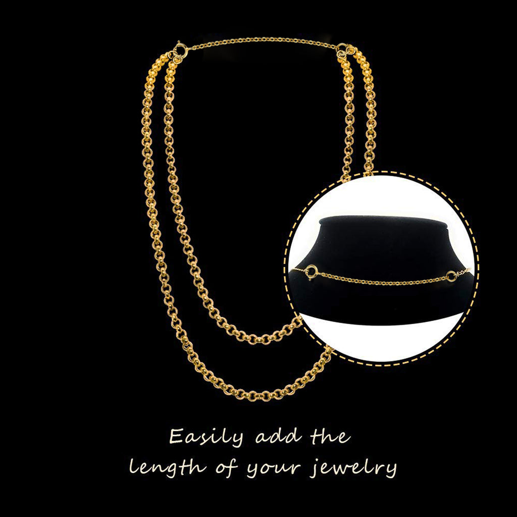 Necklace Extender Chain Set - 2, 4 & 6 Inch