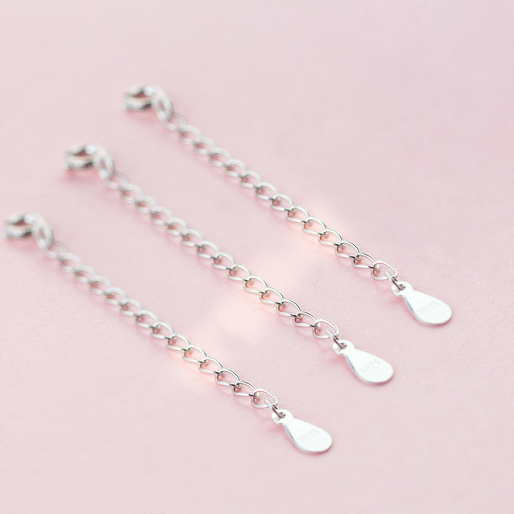 Teardrop Chain Necklace Extender Set - 2 Inch