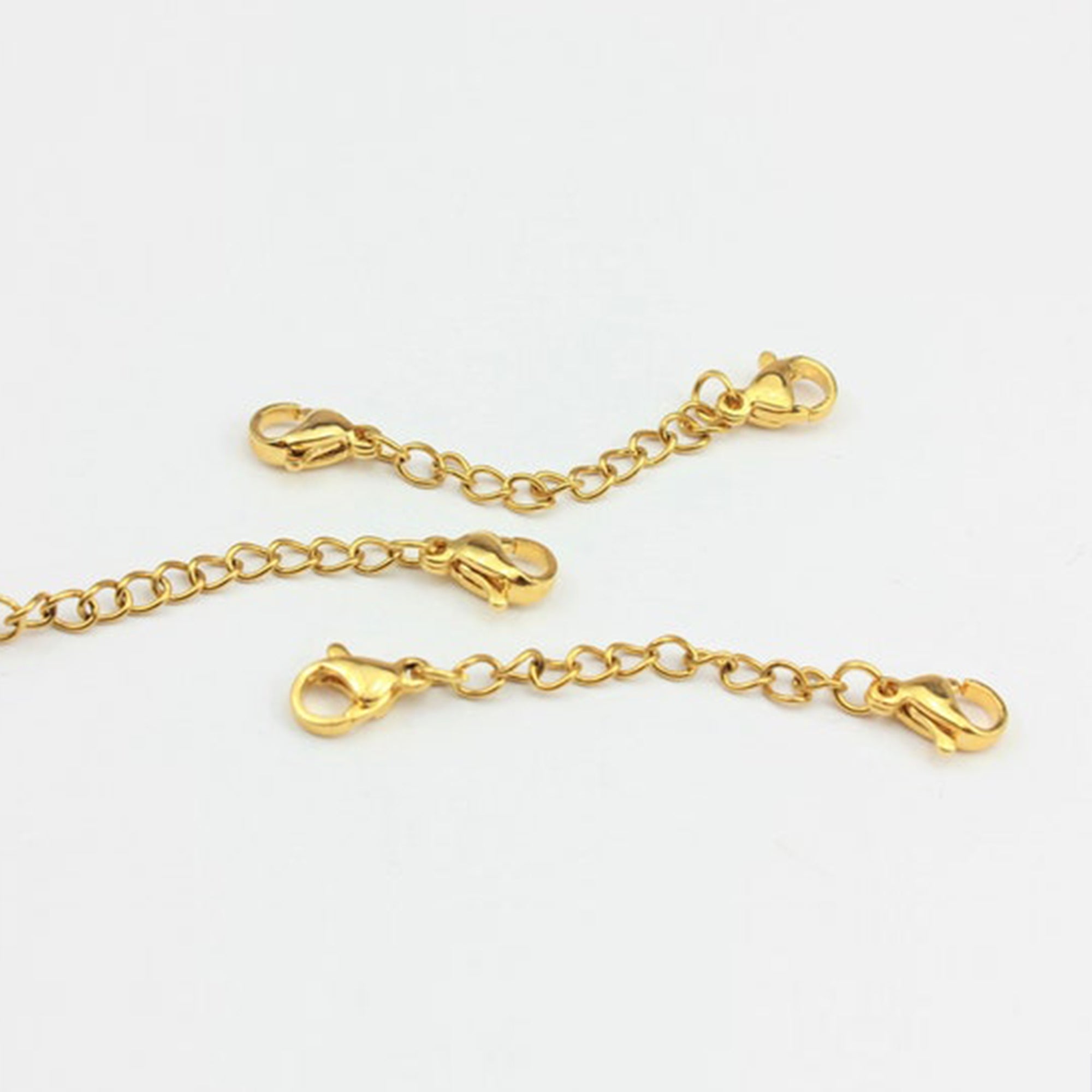 Flat Cross Chain Necklace Extender Set - 1, 2 & 3 Inch