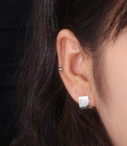 Stylish Small Wide Hoop Earrings