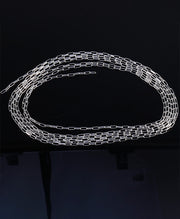 Silver Paperclip Chain Roll for Handmade Jewelry