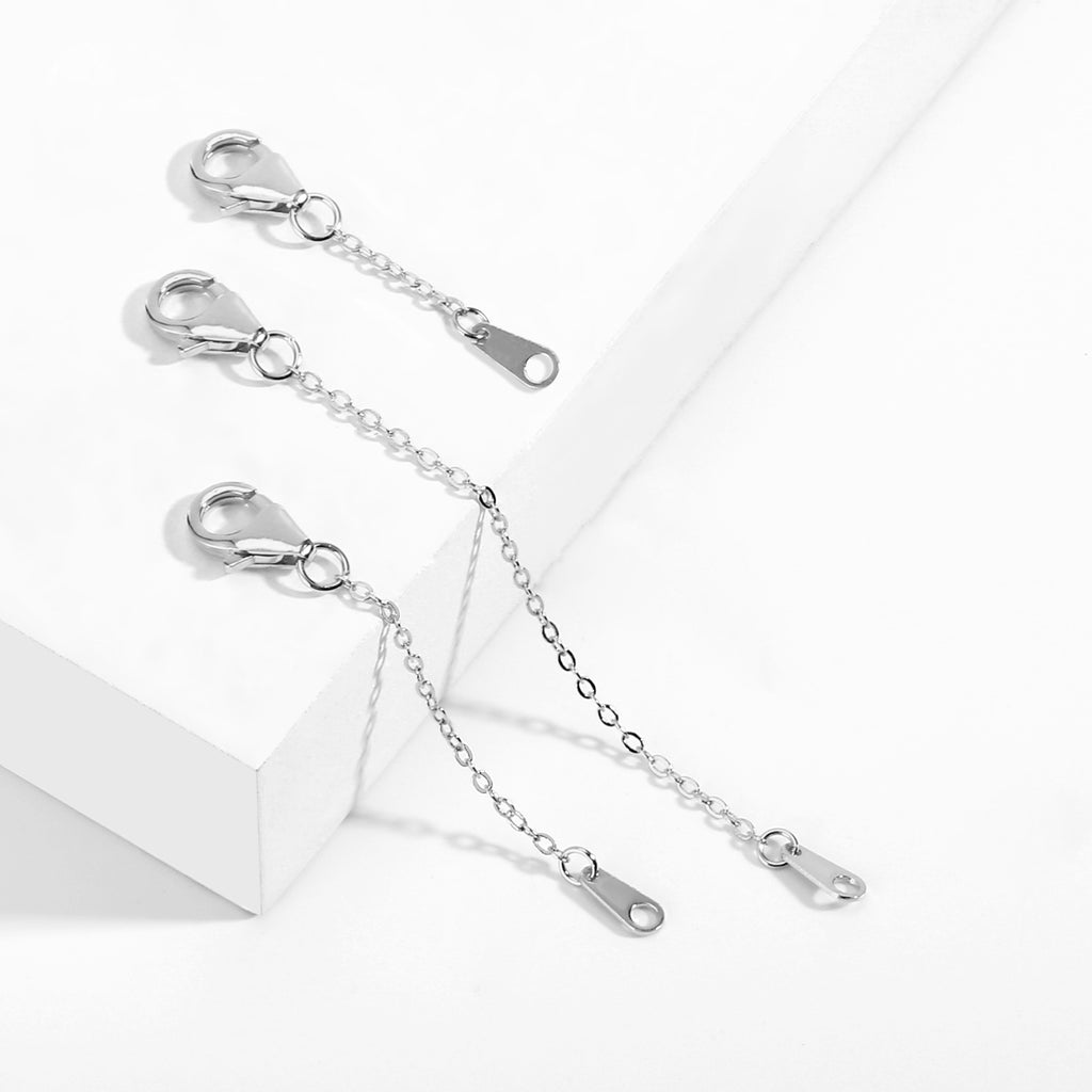 Flat Cross Chain Necklace Extender Set - 1, 2 & 3 Inch