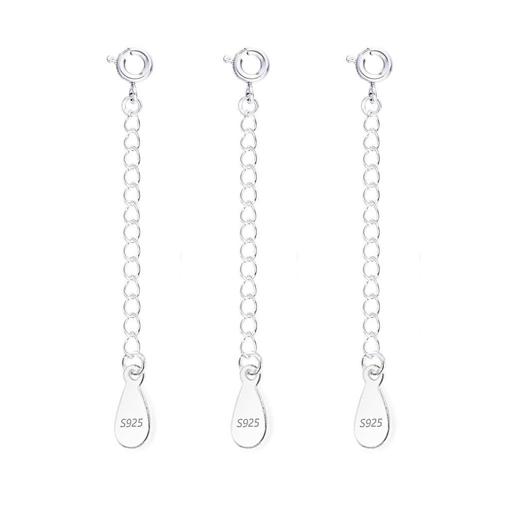 Teardrop Chain Necklace Extender Set - 2 Inch