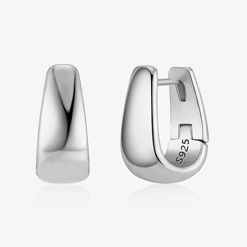 Minimalist Small Bold Hoop Earrings