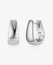 Minimalist Small Bold Hoop Earrings