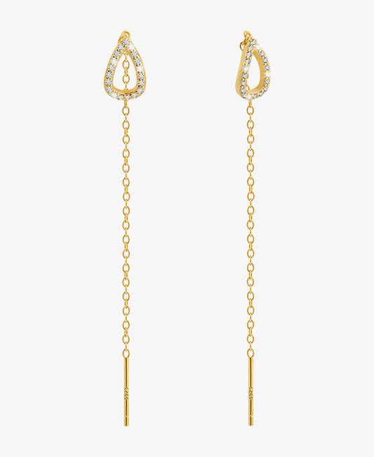 Long Drop Line Earrings