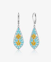 Daisy Teardrop Earrings