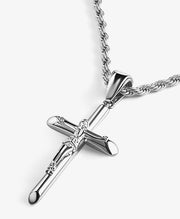 Stainless Steel Cross Pendant Necklace