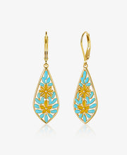 Daisy Teardrop Earrings