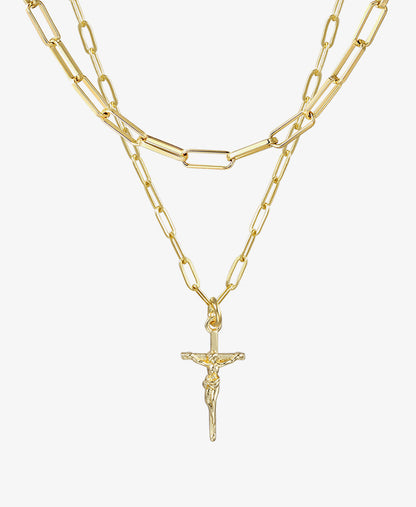 Cross Stacking Necklace