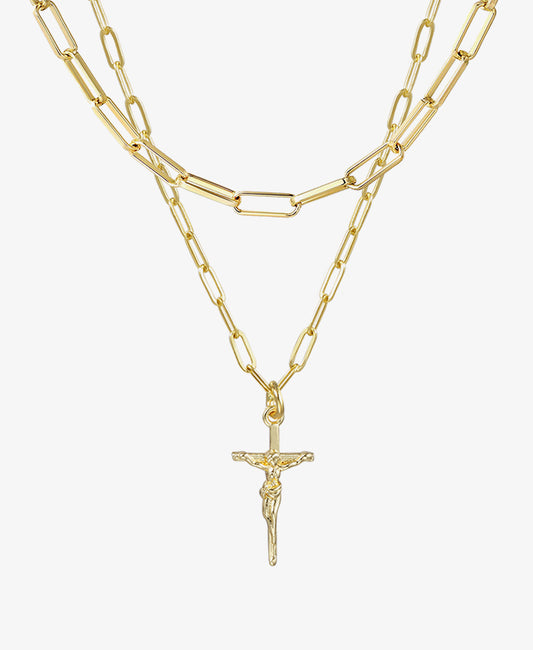 Cross Stacking Necklace